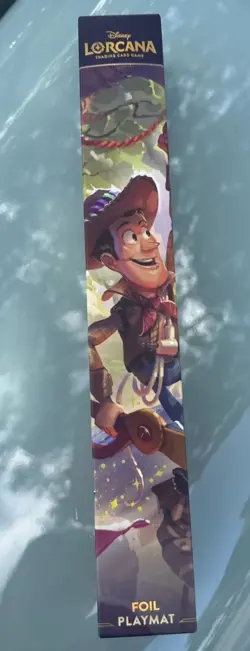 Disney Parks Exclusive Buzz And Woody Foil Lorcana Playmat New - Image 2