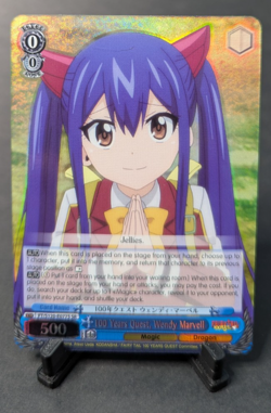 Weiss Schwarz Fairy Tail Wendy Marvell S120-E077S SR – EN – NM - Image 1