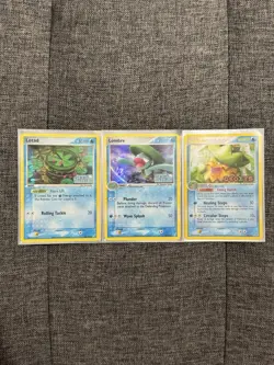Set of 3 STAMPED - Ludicolo 10/107 - Lombre 37/100 - Lotad 55/100 - LP/NM Cards - Image 1