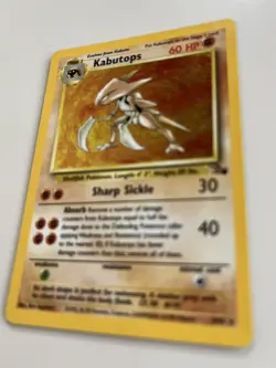Pokemon Card / Kabutops 9/62 Holo Rare 1999 Fossil Pokemon Card EX - Image 2