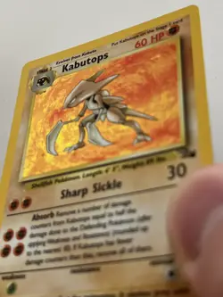 Pokemon Card / Kabutops 9/62 Holo Rare 1999 Fossil Pokemon Card EX - Image 4