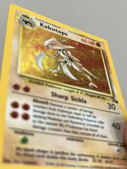 Pokemon Card / Kabutops 9/62 Holo Rare 1999 Fossil Pokemon Card EX - Image 5