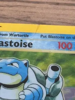 Blastoise 2/102 Holo Rare Base set Pokemon Card 1999 Moderate - Image 5