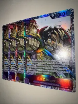One Piece TCG OP13-064 Gol.D. Roger SR X4 Playset Card Game CCG English - Image 3