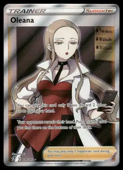 Pokemon Cards Oleana 191/192 Rebel Clash Rare Ultra NM - Image 1