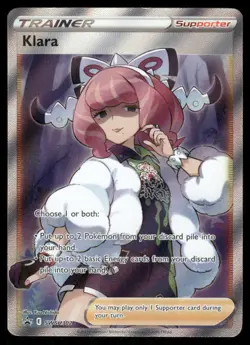 Pokemon Cards Klara (Full Art) SWSH302 Sword & Shield Promo Holo Ultra Rare NM - Image 1