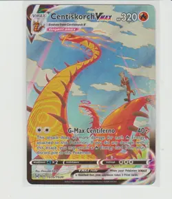 Centiskorch VMAX Full Art Ultra Rare Pokemon Card Lost Origin TG15/TG30 - Image 1