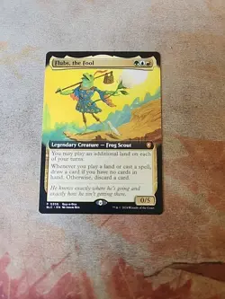 Flubs, The Fool Extended Art Buy A Box Promo MTG NM - Image 1