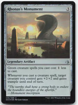 Rhonas's Monument *Foil* AKH 236 NM-LP - Image 1