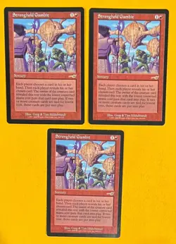 MTG STRONGHOLD GAMBIT (x3) Nemesis (OldManMTG 010-117) - Image 1