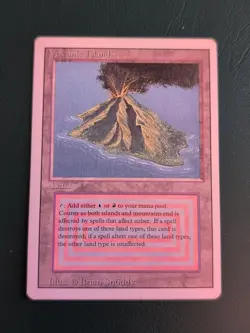 MTG Volcanic Island Revised Dual Land MP/LP Reserved List Magic the Gathering 19 - Image 1