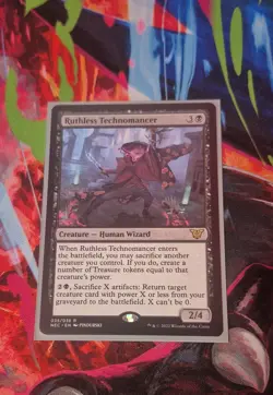 Ruthless Technomancer Commander: Kamigawa: Neon Dynasty Regular - Image 1