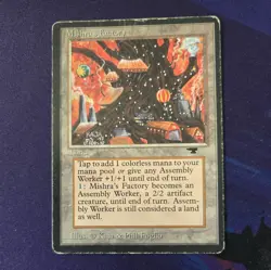MTG 1x Mishra's Factory x1 Antiquities Heavily Play HP (Fall) Autumn - Image 2