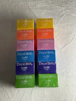Ultra Pro Two Sets of 6 COLOR PACK DECK BOXES for Magic/Pokemon /YuGiOh Cards - Image 4