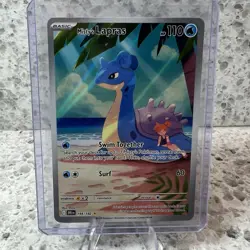 Pokemon TCG Misty's Lapras Destined Rivals 194/182 Illustration Rare - Image 1