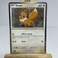 Pokemon Destined Rivals - Eevee SVP 200 Blister Promo SWIRL - Image 1