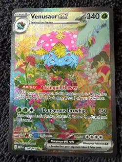 Pokemon SV 151 Venusaur Ex Special Illustration Rare 198/165 NM - Image 1