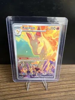 Rapidash IR 189/182 Sv10: Destined Rivals Holo Card 2025 Pokemon TCG NM - Image 1
