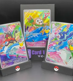 Pokemon TCG First Partner Illustration Collection - Rowlet, Litten & Popplio - Image 1