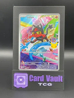 Pokemon TCG First Partner Illustration Collection - Rowlet, Litten & Popplio - Image 3