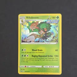 Pokemon Rillaboom SWSH277 Rapid Strike Promo Holo Sword & Shield 180 HP English - Image 1