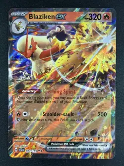 Pokemon TCG Journey Together Blaziken EX Double Rare 024/159 NM - Image 1