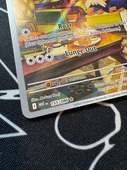 Herdier 155/086 Pokemon TCG S&V White Flare Illustration Rare English - Image 2
