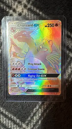 Pokemon TCG - Charizard GX 150/147 - Burning Shadows - Rainbow Secret Rare - Image 1