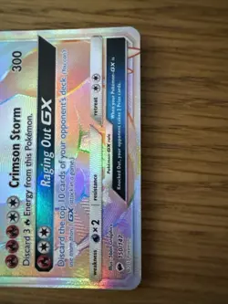 Pokemon TCG - Charizard GX 150/147 - Burning Shadows - Rainbow Secret Rare - Image 4