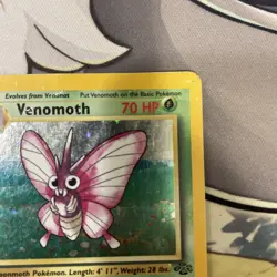 Venomoth 13/64 - Jungle Holo Rare - WOTC Pokemon TCG 1999 - HP - Image 5