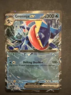 Pokemon TCG Scarlet & Violet Stellar Crown Greninja EX 41/142 Double Rare - Image 1
