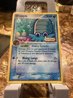 Omanyte - 60/92 - Common - Reverse Holo - EX Legend Maker #60 Pokemon TCG - Image 2