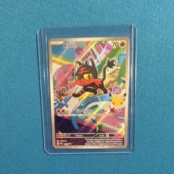 Pokemon First Partner Pack Holo Promo Lot Rowlet Litten Popplio - Image 2