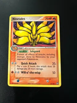 Pokemon TCG Ninetales 19/108 - EX Power Keepers Non-Holo Rare NM - Image 1