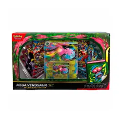 Pokemon TCG Mega Venusaur EX Premium Collection Box w/ Reusable Sticker - Image 1