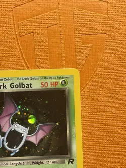 Dark Golbat 7/82 Holo Rare Team Rocket Pokemon NEAR MINT - Image 2