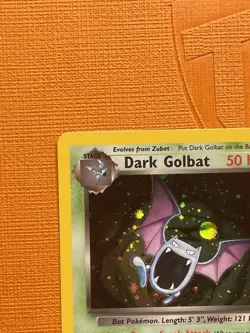 Dark Golbat 7/82 Holo Rare Team Rocket Pokemon NEAR MINT - Image 5