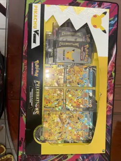 Pokemon Celebrations 25th Pikachu V-U Premium Playmat Collection * See Pictures* - Image 1