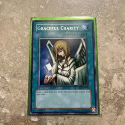 YuGiOh TCG Graceful Charity Dark Beginnings 2 DB2-EN095 Rare -LP Excellent - Image 1