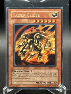 Yugioh TCG Kaiser Glider DR1-EN213 Dark Revelation Ultra Rare Holo LP - Image 1
