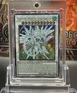 Yugioh! Secret Rare Shooting Majestic Star Dragon DAMA-039 - Image 1