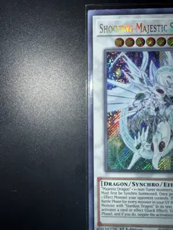 Yugioh! Secret Rare Shooting Majestic Star Dragon DAMA-039 - Image 5