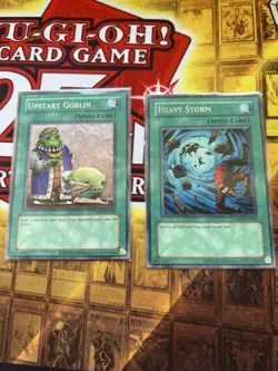 Retro Pack Rp01 Staples Yugioh Upstart Goblin & Heavy Storm - Image 1