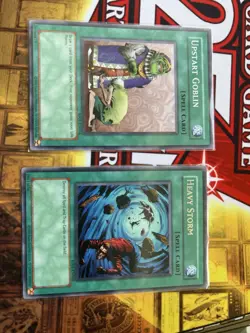 Retro Pack Rp01 Staples Yugioh Upstart Goblin & Heavy Storm - Image 2