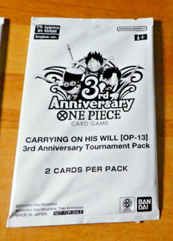 ONE PIECE CARD ENGLISH 3RD ANNIVERSARY OP13 X1 BOOSTER SEALED NEW MINT RARE !!! - Image 1