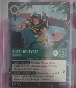 Disney Buzz Lightyear On the Way Character Card Disney Lorcana TCG 56/P3-EN-12 - Image 1