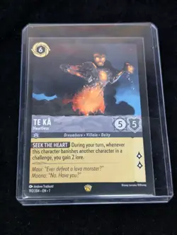 TE KA - Heartless Legendary #192/204 Disney Lorcana The First Chapter TCG Mint - Image 2