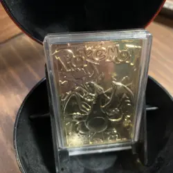 NINTENDO CHARIZARD LIMITED EDITION 23K GOLD PLATED TRADING CARD and COA - Image 2