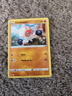 Clobbopus 100/185 (NM, Pokemon Card, Vivid Voltage, Fighting, Reverse Holo) - Image 1