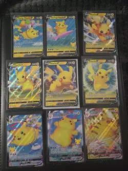PokÃ©mon TCG Pikachu Card Lot Of 9 2020-2023 PROMOS, CELEBRATION, HOLO RARES - NM - Image 1